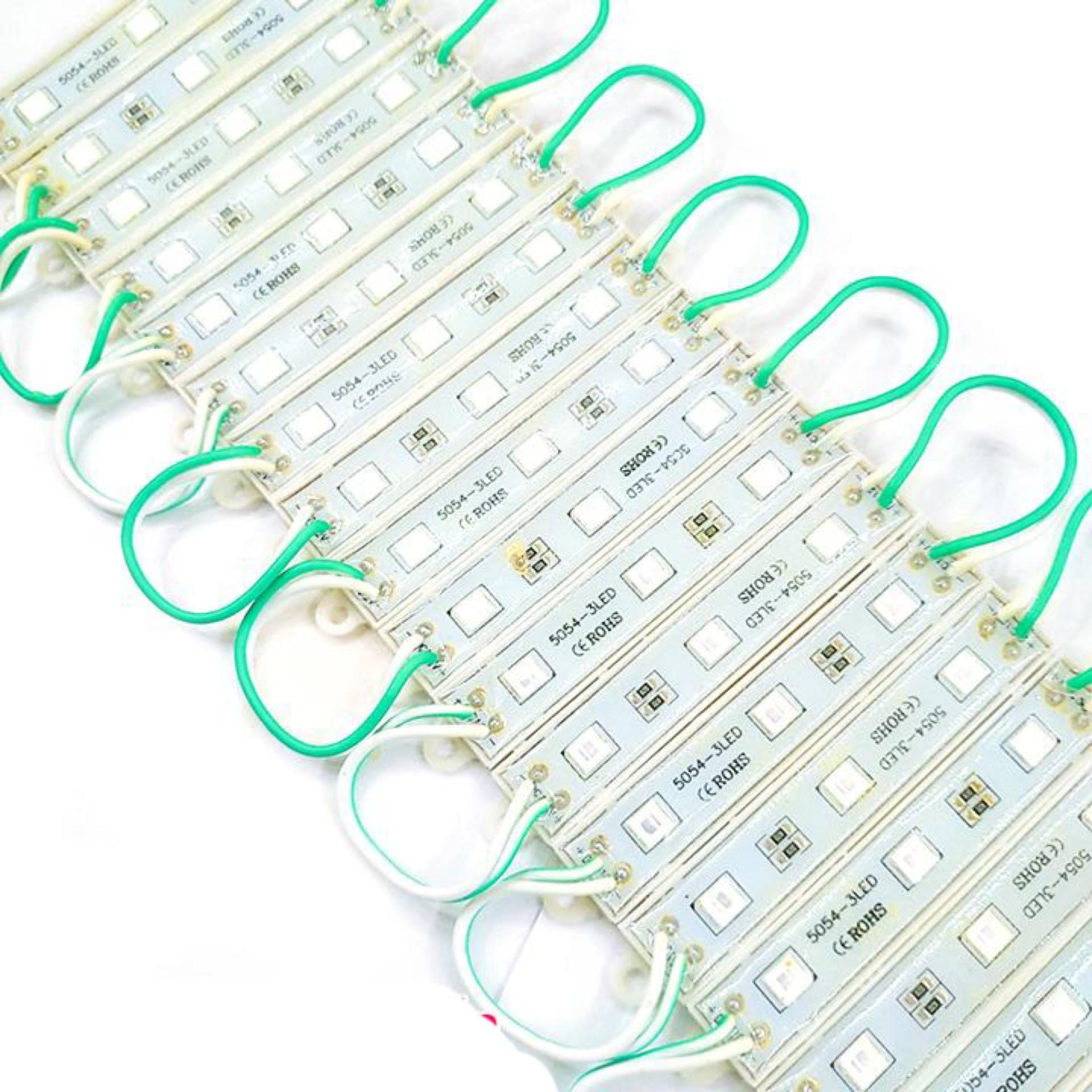 Led hắt siêu sáng trắng , đỏ , xanh dây 20 thanh