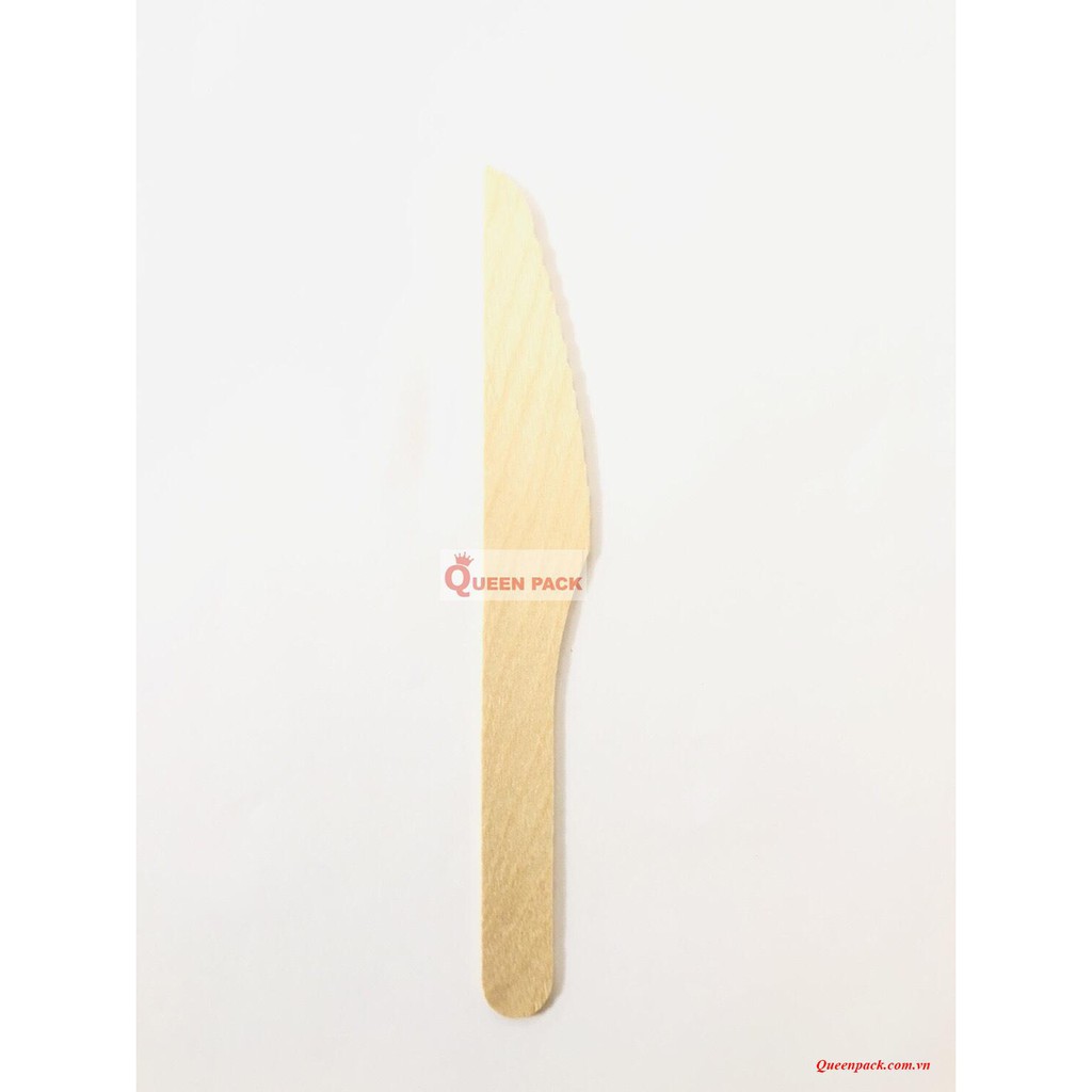 Sỉ 100 Cái Dao Gỗ Dùng 1 Lần Cao Cấp