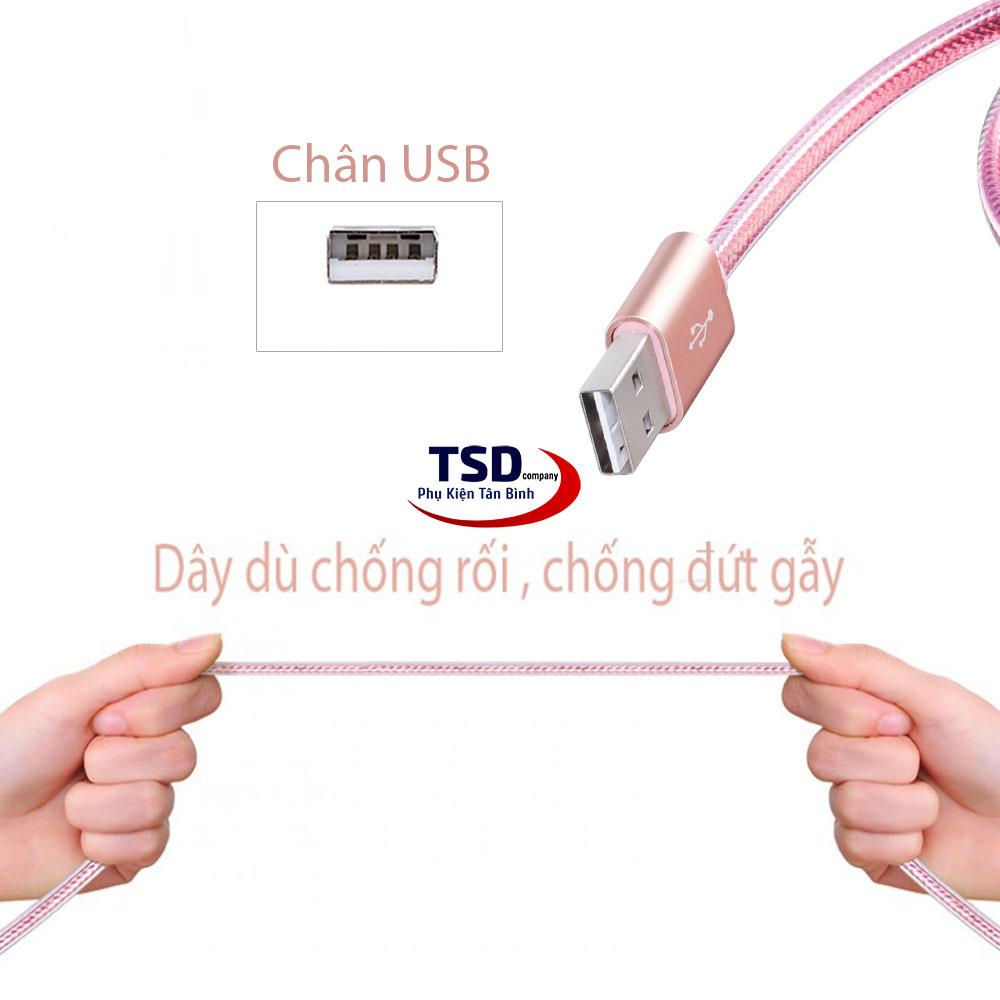 Cáp iPhone / iPad Hoco UPL12 120cm Có Đèn Báo Sạc