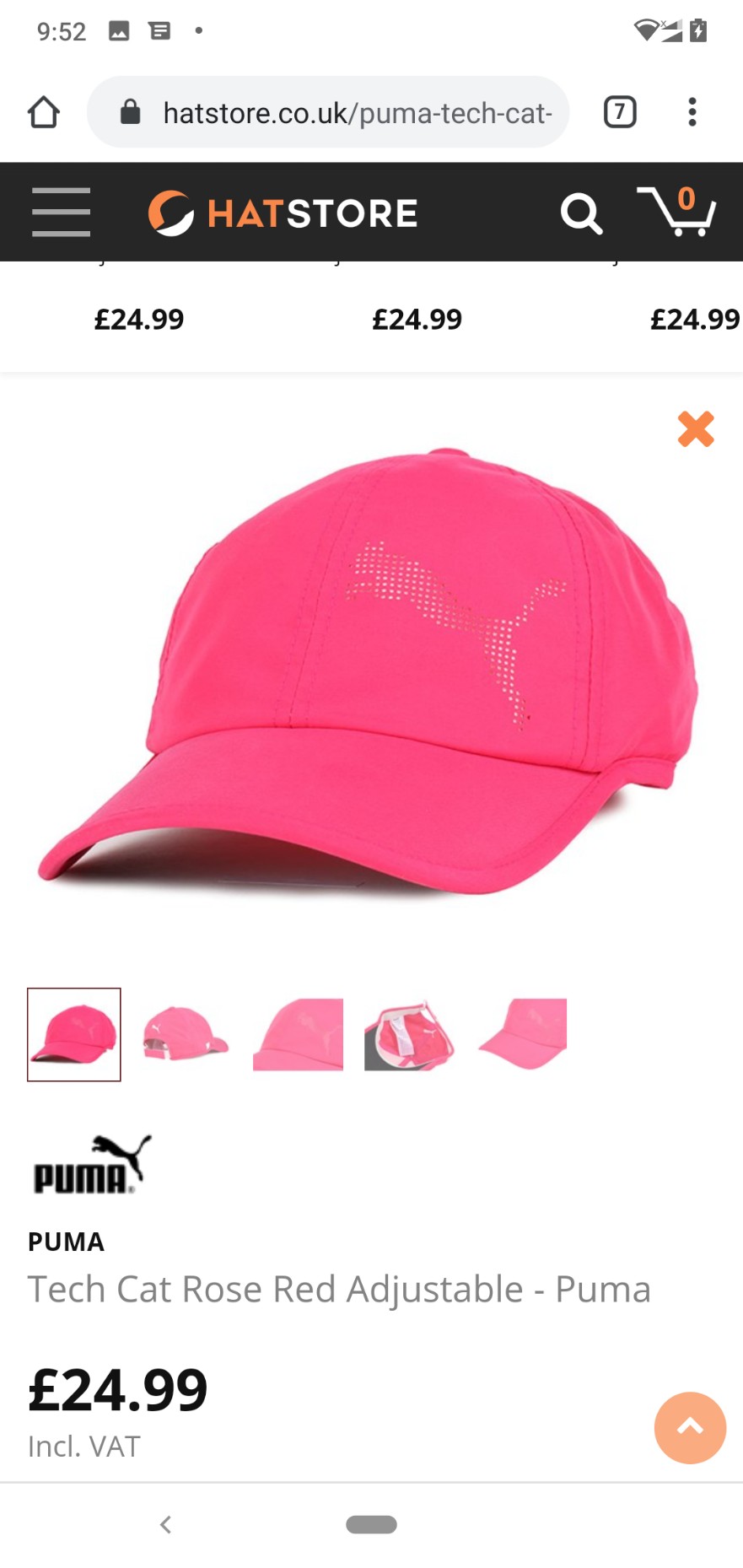 [HCM]Nón Puma Mũ chính hãng Puma Tech Cat Adjustable Cap { Full Tem - Hình thật }