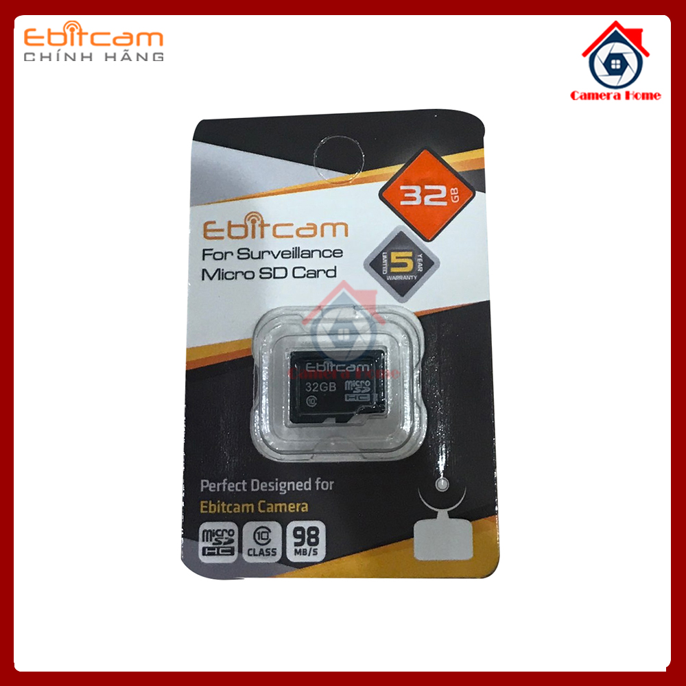 [BÁN LẺ - GIÁ SỈ] Thẻ Nhớ EBITCAM MicroSD 32GB - Camera Home