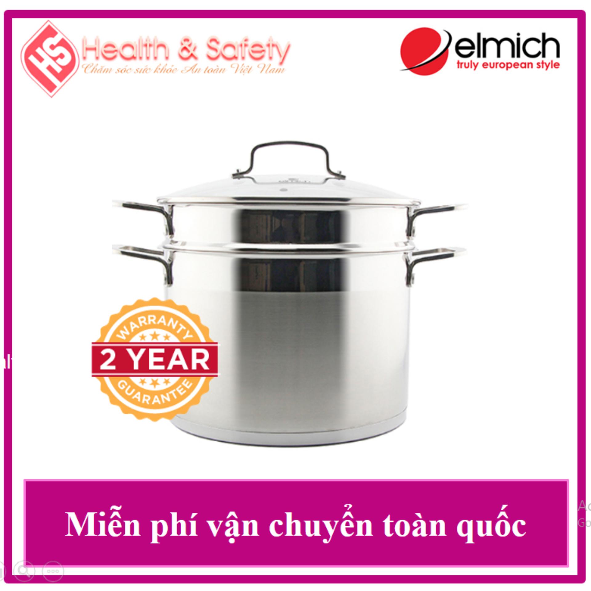 Nồi Hấp Inox 304 Elmich 26CM EL3361 - Bảo Hành 2 Năm