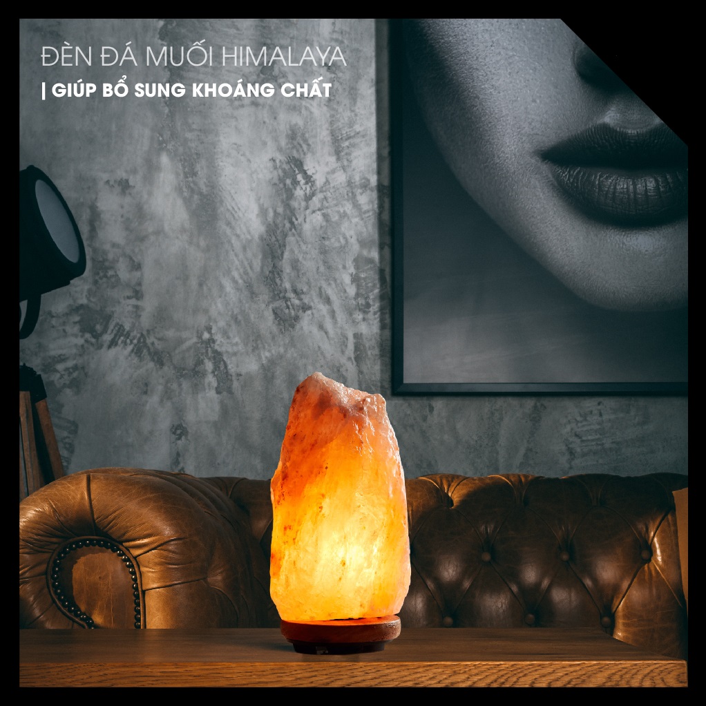 Đèn Đá Muối Tự Nhiên Himalaya Love Stone