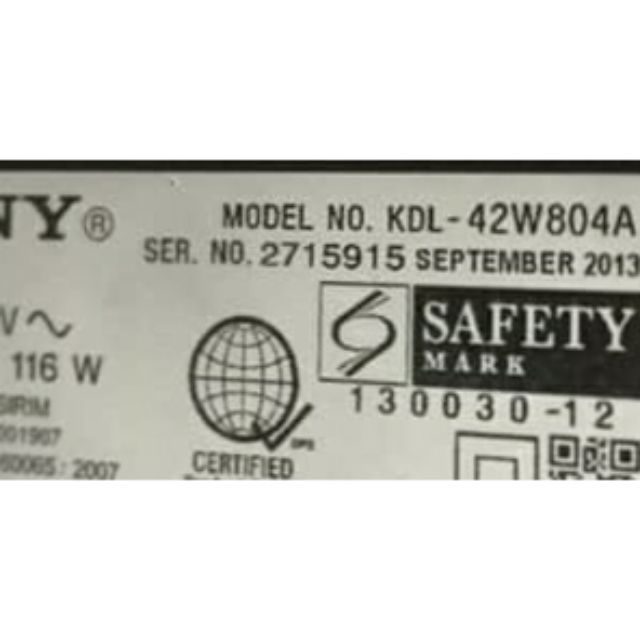 Bo nguồn 42W804A, 47W804A