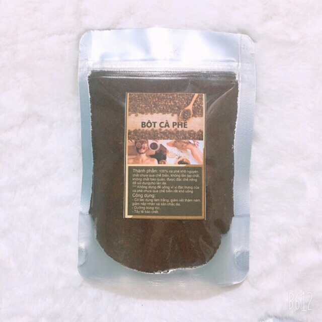 Bột Cafe đắp mặt nạ & ủ body tẩy tế bào chết 100%