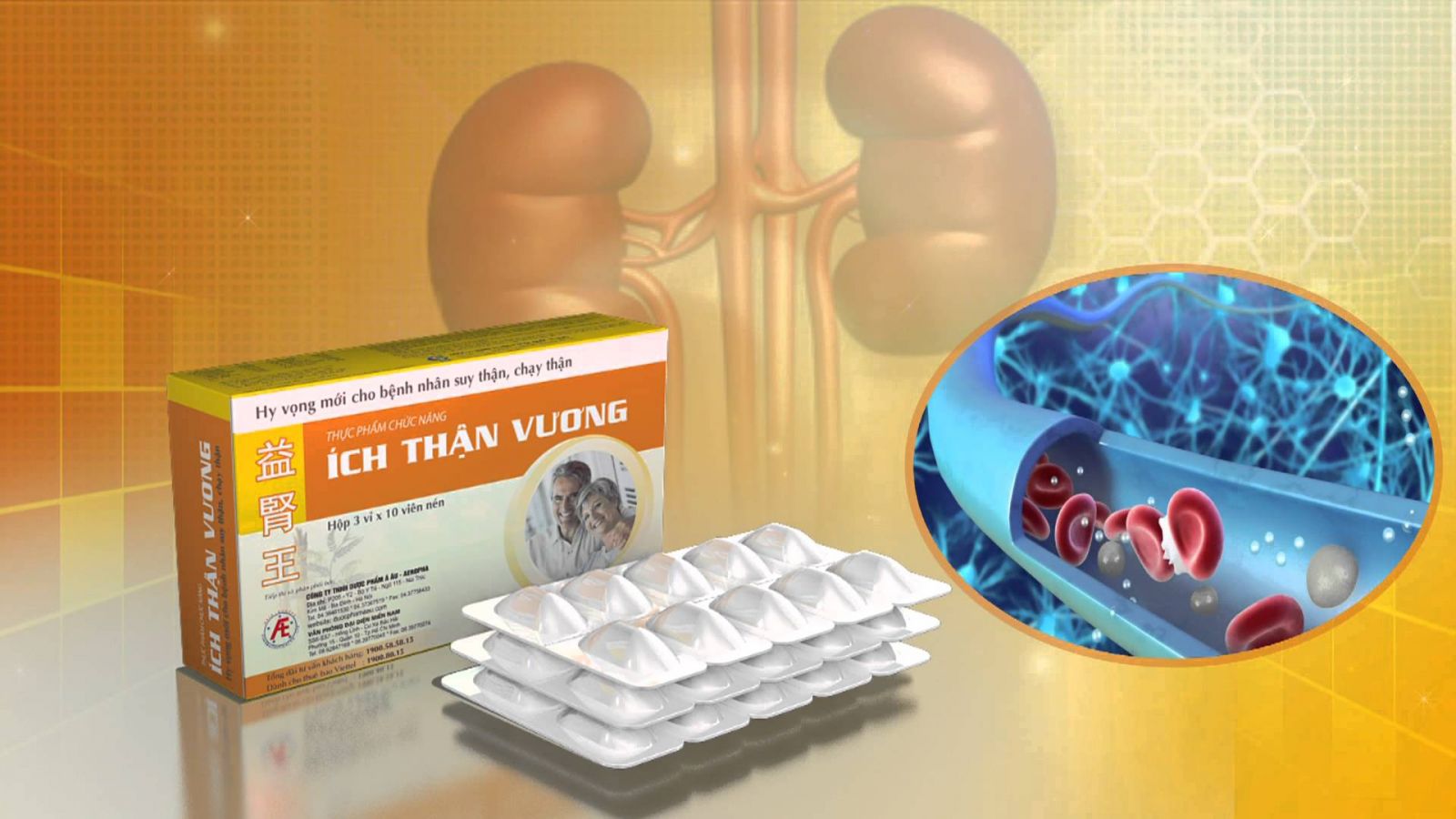 [HCM]Ích Thận Vương Cho Người Suy Thận Chạy Thận