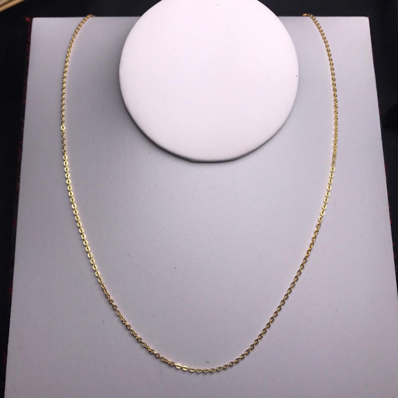 Dây chuyền bạc ta móc xích dài 45cm