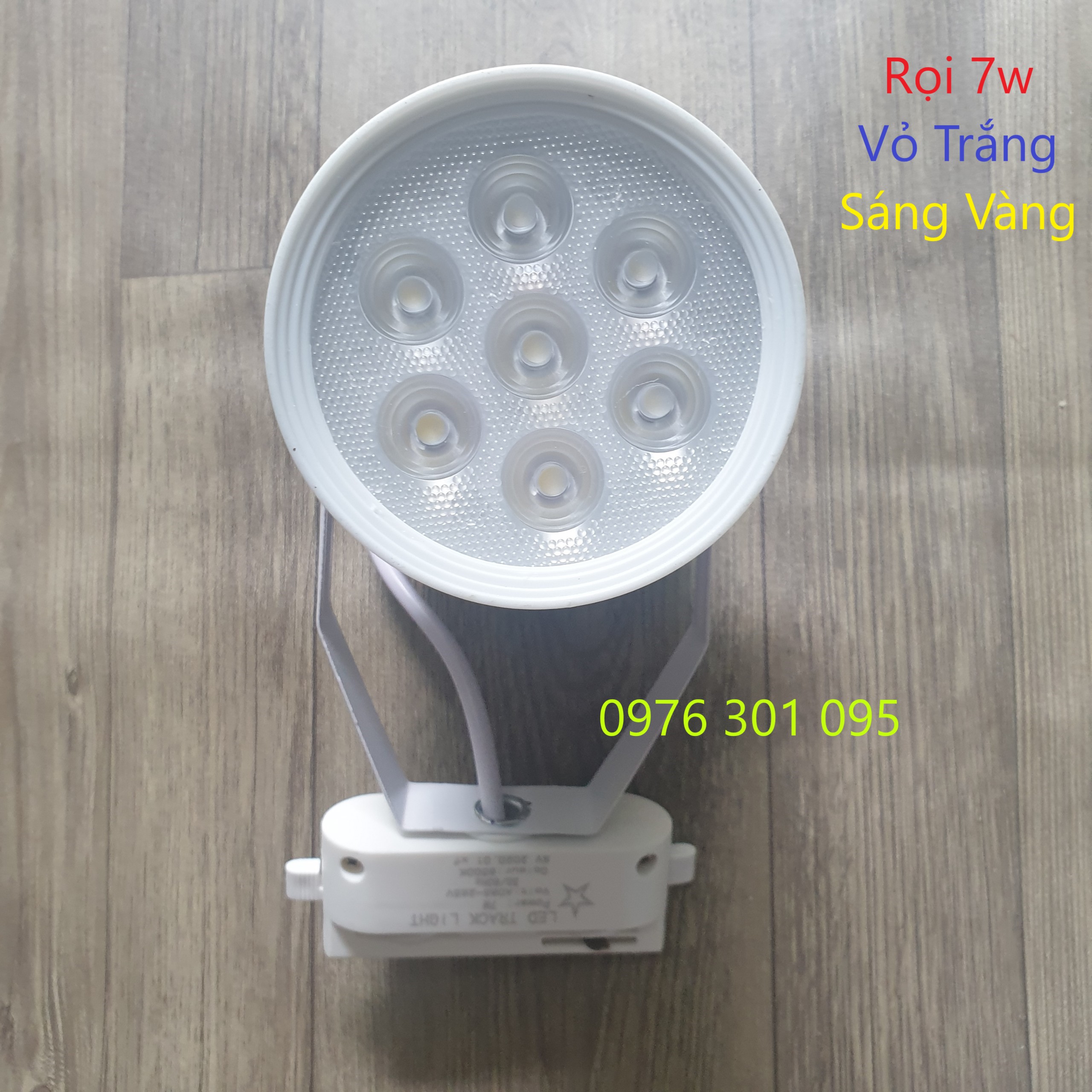 Đèn Rọi Thanh Ray 7w (Trắng - Vàng) - Bảo Hành 12 Tháng