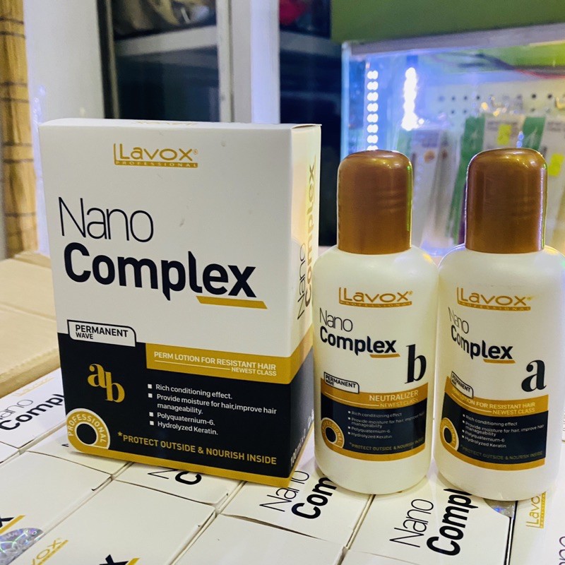Thuốc Uốn Lạnh Lavox nano 100ml - Cặp 2 Chai (AB) Uốn Lạnh.