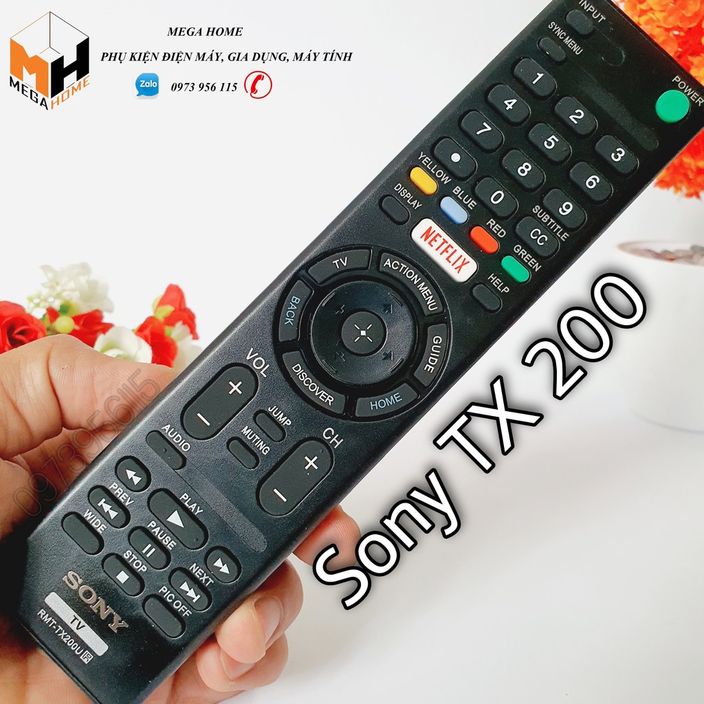 Điều khiển tivi sony , remote tivi sony smart rmt-tx200, tx300 hàng cao cấp
