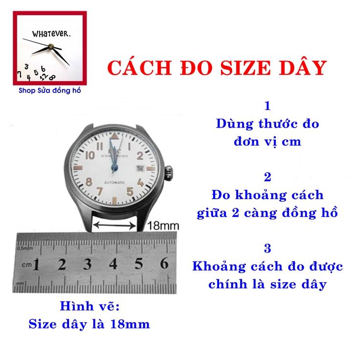 Dây cao su đồng hồ điện tử ca-sio size 18mm