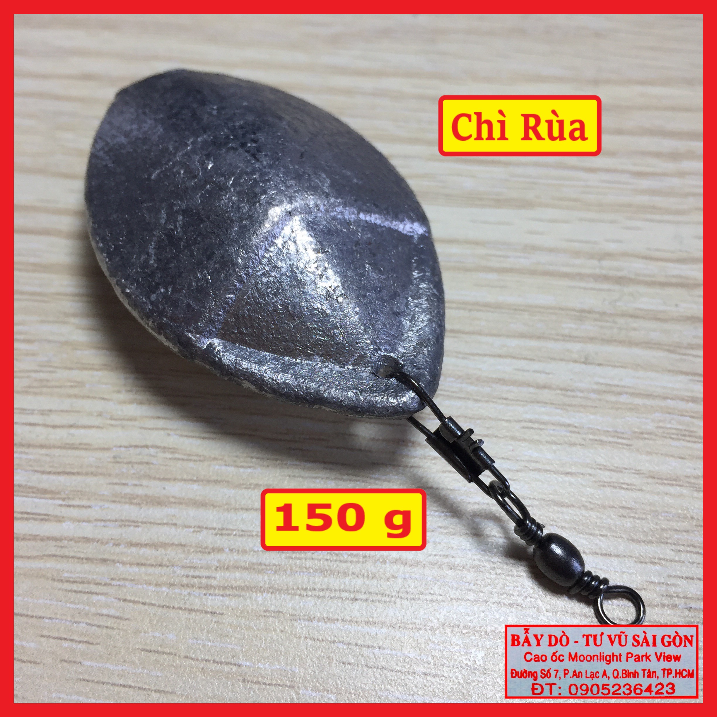 Chì rùa bẫy giò cu gáy 150g