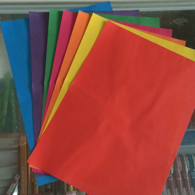 3 Tập Giấy Thủ Công khổ A5 (1 Túi 7 tờ 7 màu)