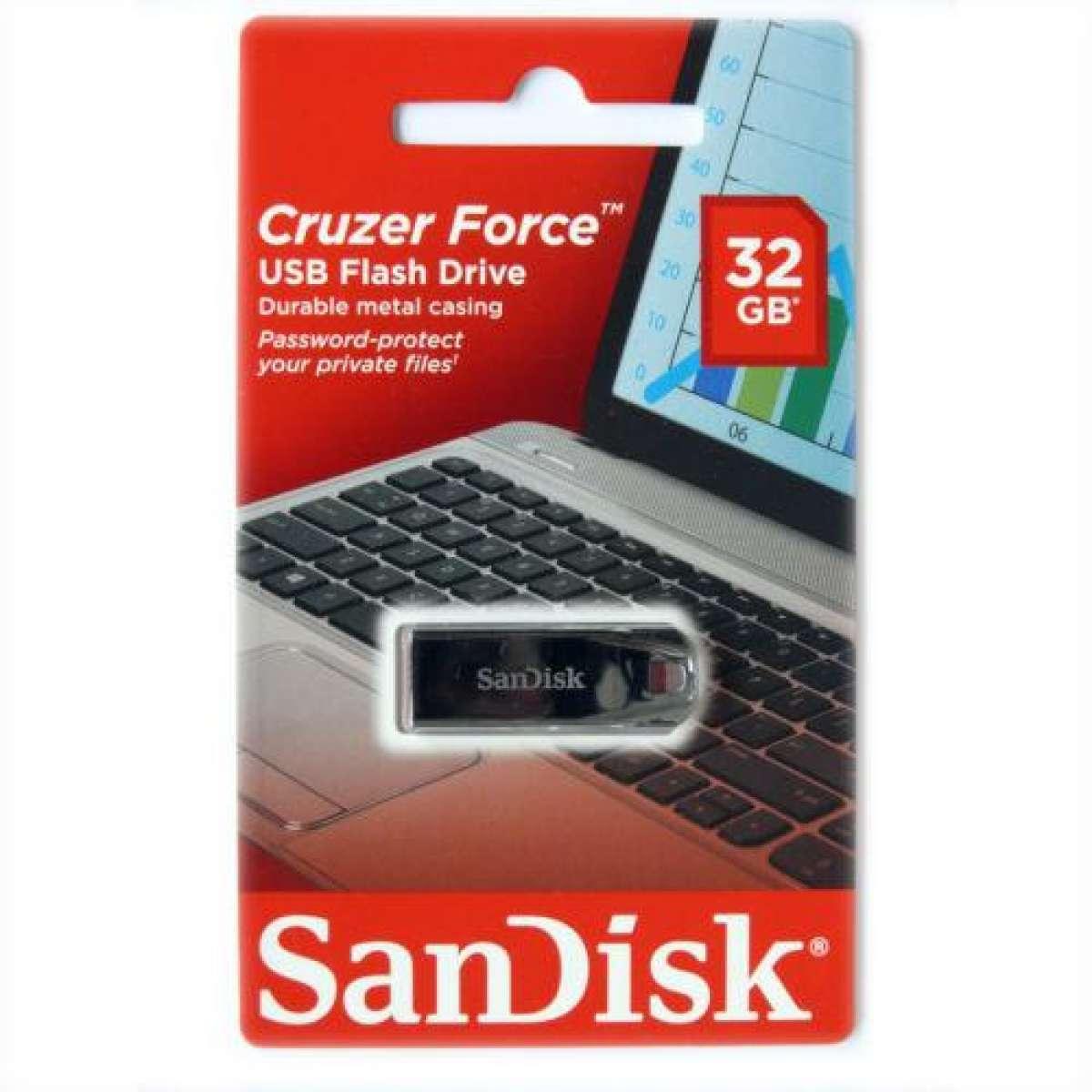 USB Sandi sk Cruzer Force CZ71 32GB (Bạc)