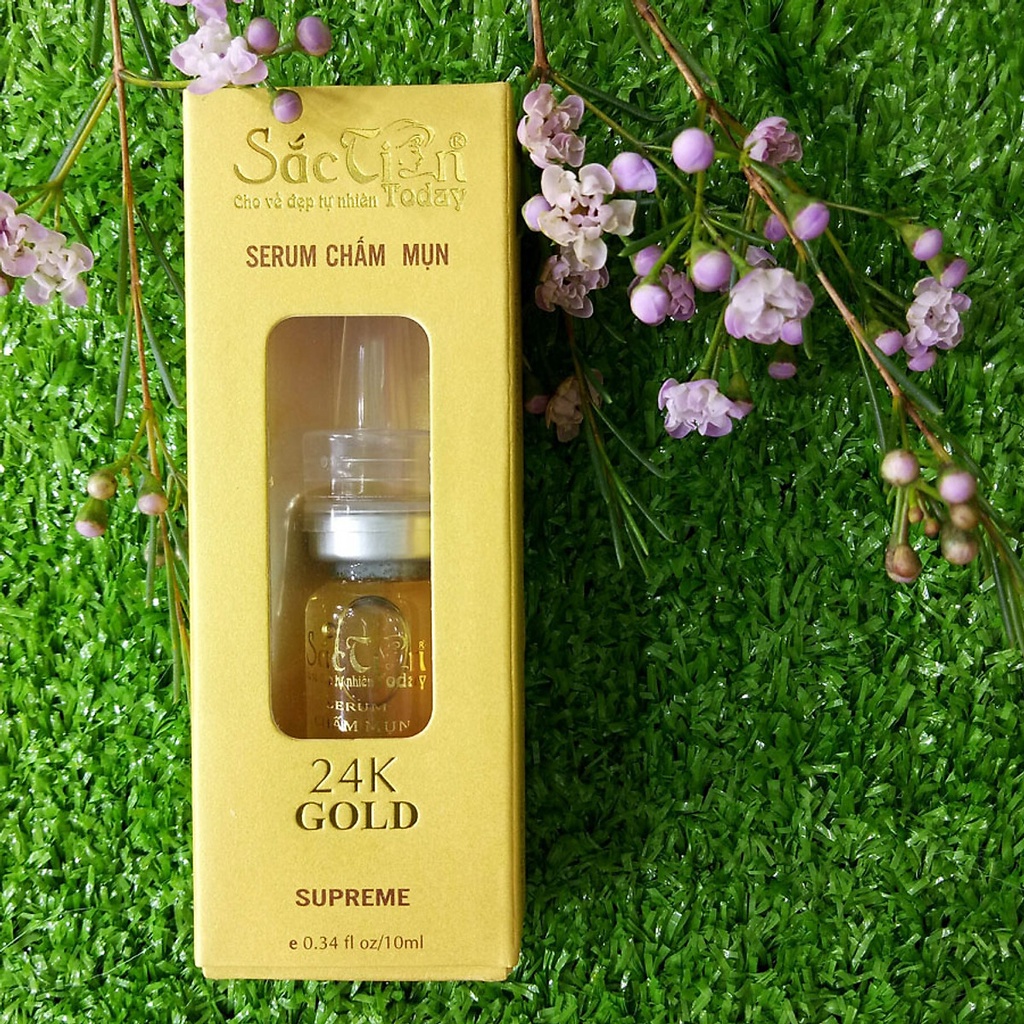 [HCM] Serum 24K Chấm Mụn Siêu Tốc 10ml - Sắc Tiên Today (sactiengold) (MUA 3 TẶNG 1 KEM TD 5G)