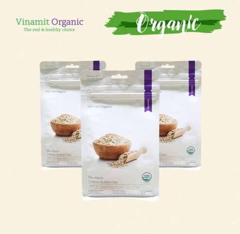 Yến mạch VINAMIT ORGANIC 450g (gói)