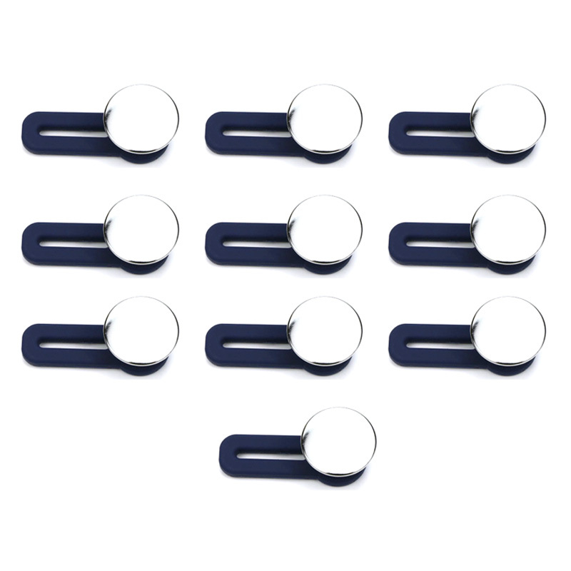 Jeans Retractable Button for Clothing Pant Jeans Metal Waistband Adjustable Extended Buckle Button Jeans