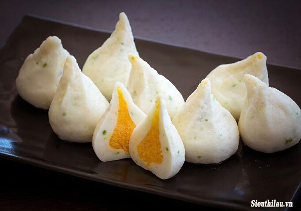 [Tokbokki Store] [HCM SHIP 2H] Bánh Bao Trứng Cá Hồi OceanRia 450g