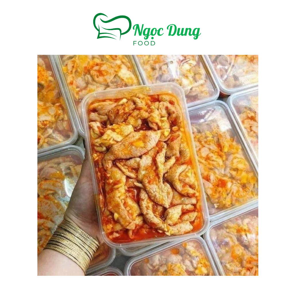 Vú heo ướp chao kèm nước chấm 500gr (giao hỏa tốc TPHCM)