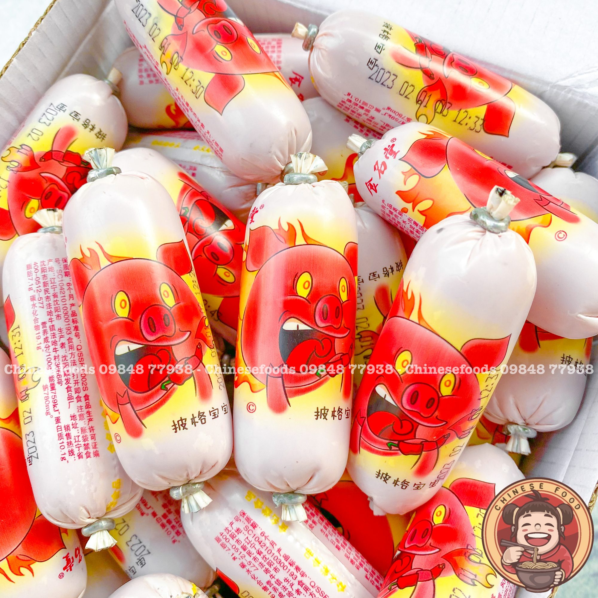 Xúc Xích Mini 4 Vị heo, heo cay, gà, ngô