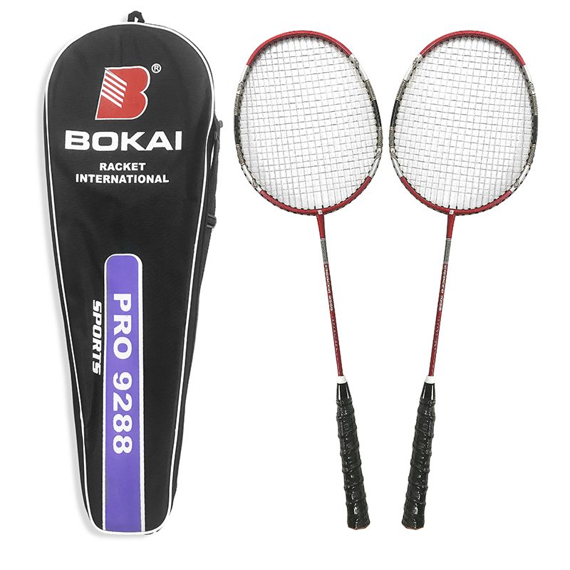 Cặp vợt cầu lông sợi cước Bokai BK-9288(Tặng Kèm 3 Quả Cầu)