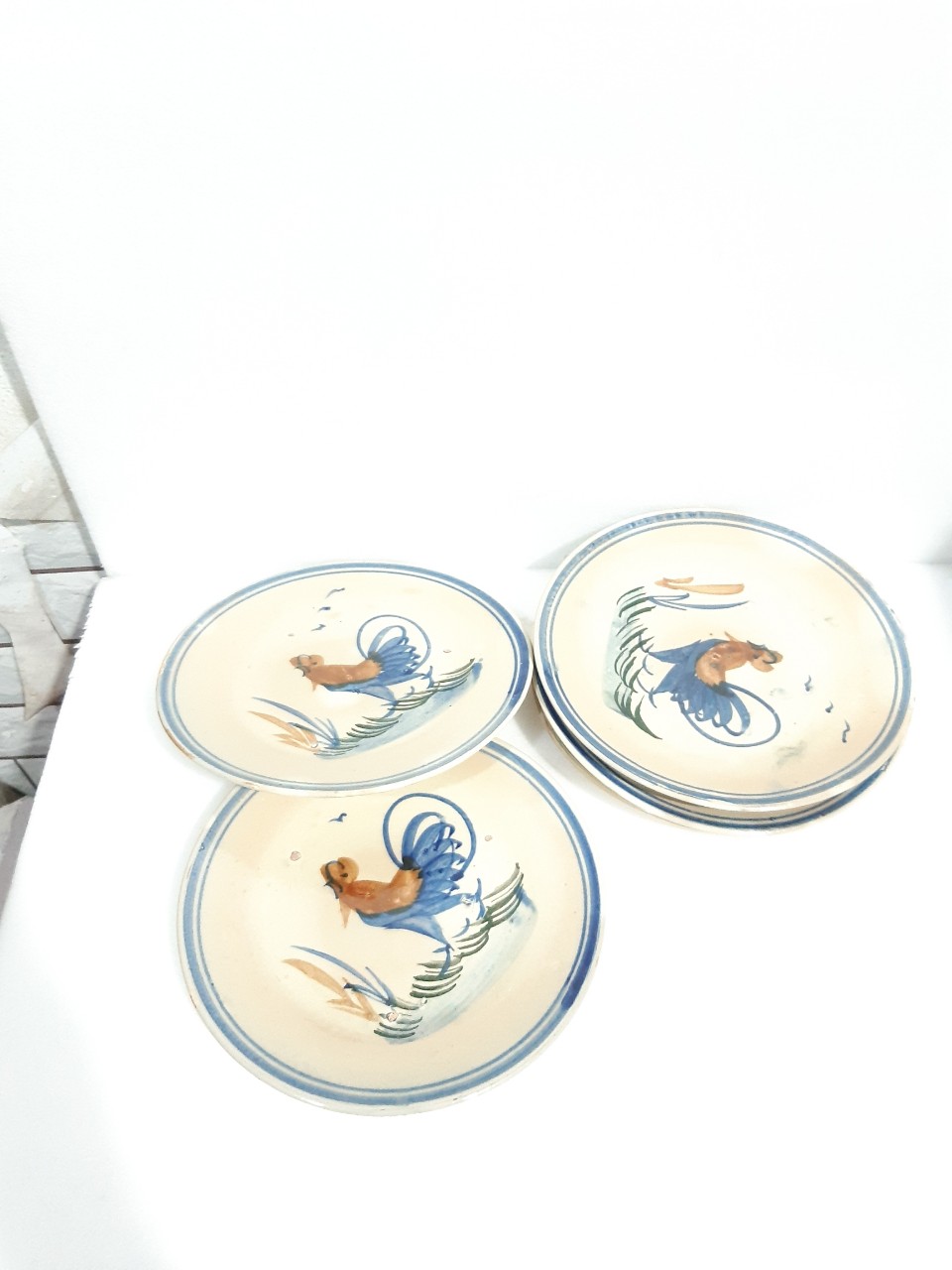5 Đĩa con gà phẳng 20cm