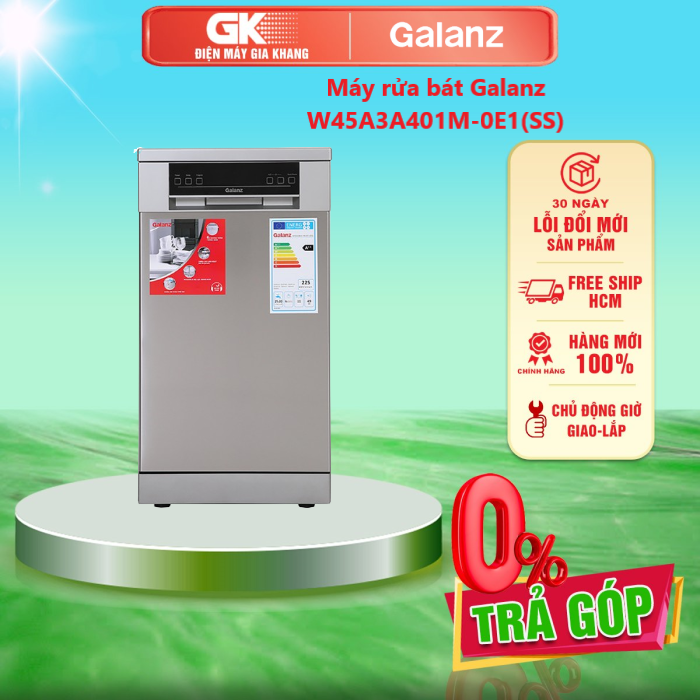Máy rửa bát Galanz W45A3A401M-0E1(SS) - GIAO TOÀN QUỐC - FREESHIP HCM