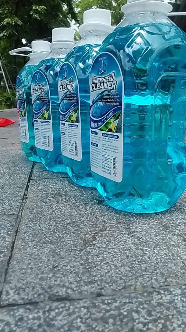 {NANO} NƯỚC RỬA KÍNH Ô TÔ NANO.(THÙNG 9 CAN 2 LÍT)