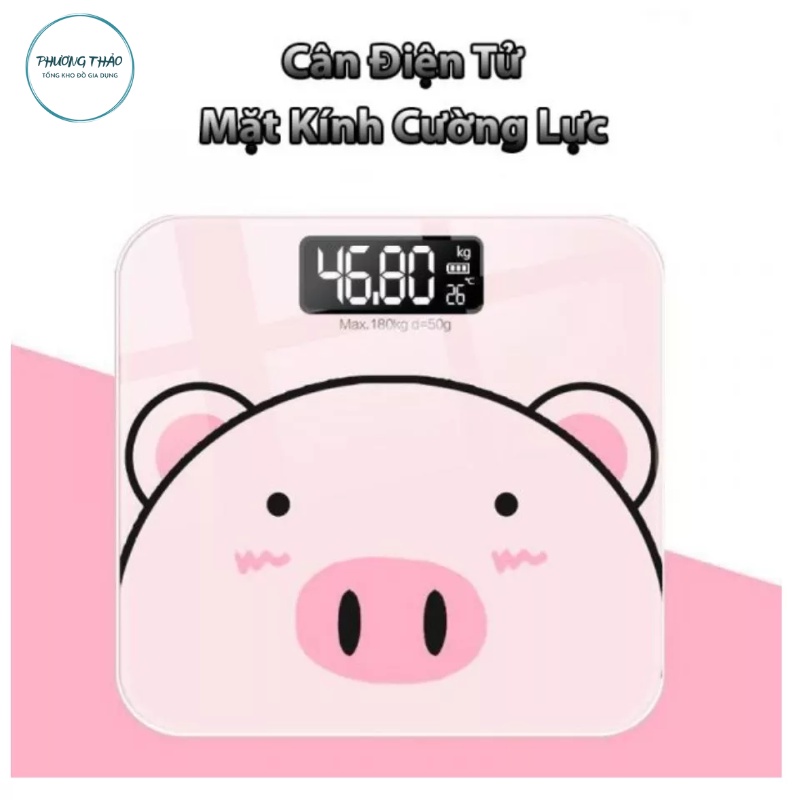 CÂN ĐIỆN TỬ HINH HEO 180KG LED