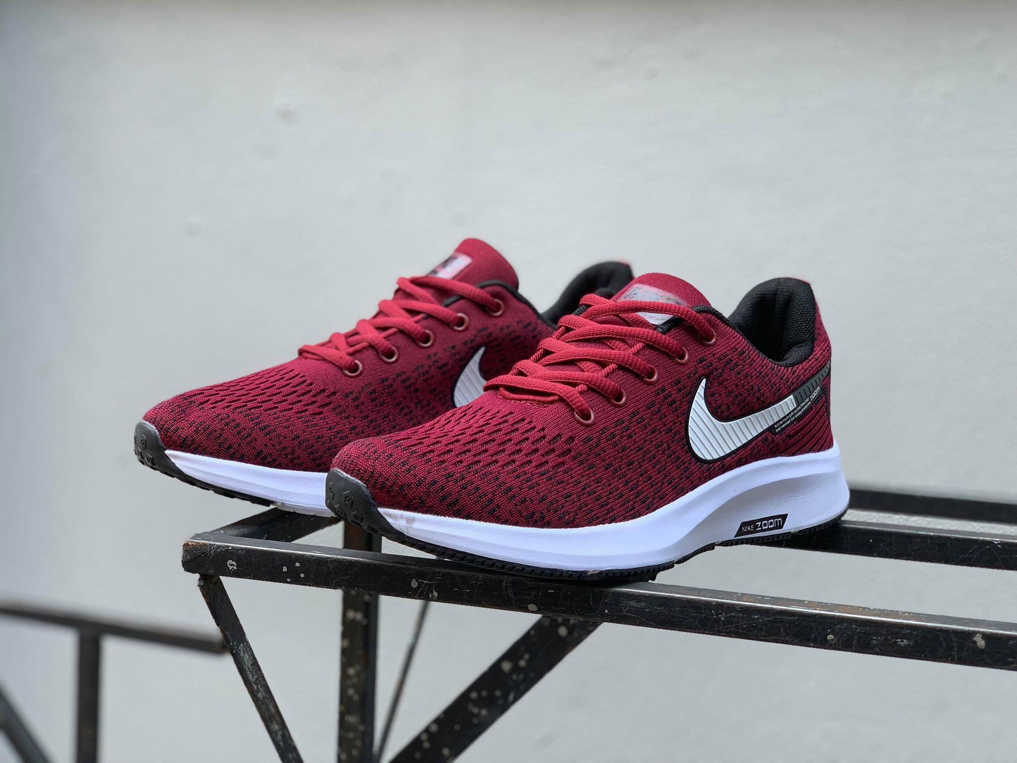 [HCM]Giày Sneaker Thời Trang Nam Màu Đỏ Chất Đẹp  Full Box