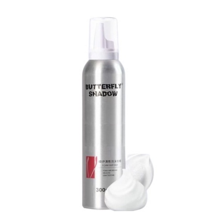 Chính hãng Mousse vuốt tóc Butterfly Shadow cứng và mềm 300ml