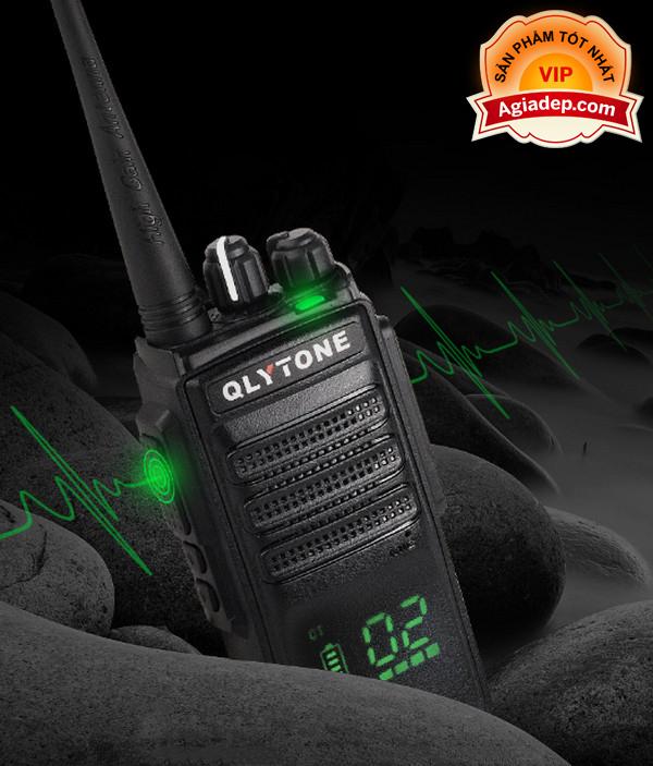 Bộ đàm cầm tay Cao cấp Qlytone âm thanh rõ nét từ khoảng cách xa 1-10km - Hàng Xịn của Agiadep