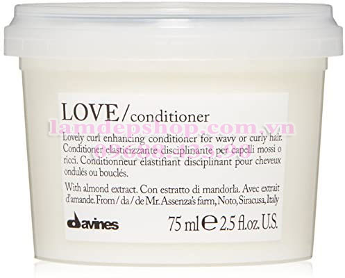 Dầu xả - Davines Love Curl Conditioner - Dầu xả kiểm soát và tăng độ đàn hồi độ phồng cho tóc xoăn