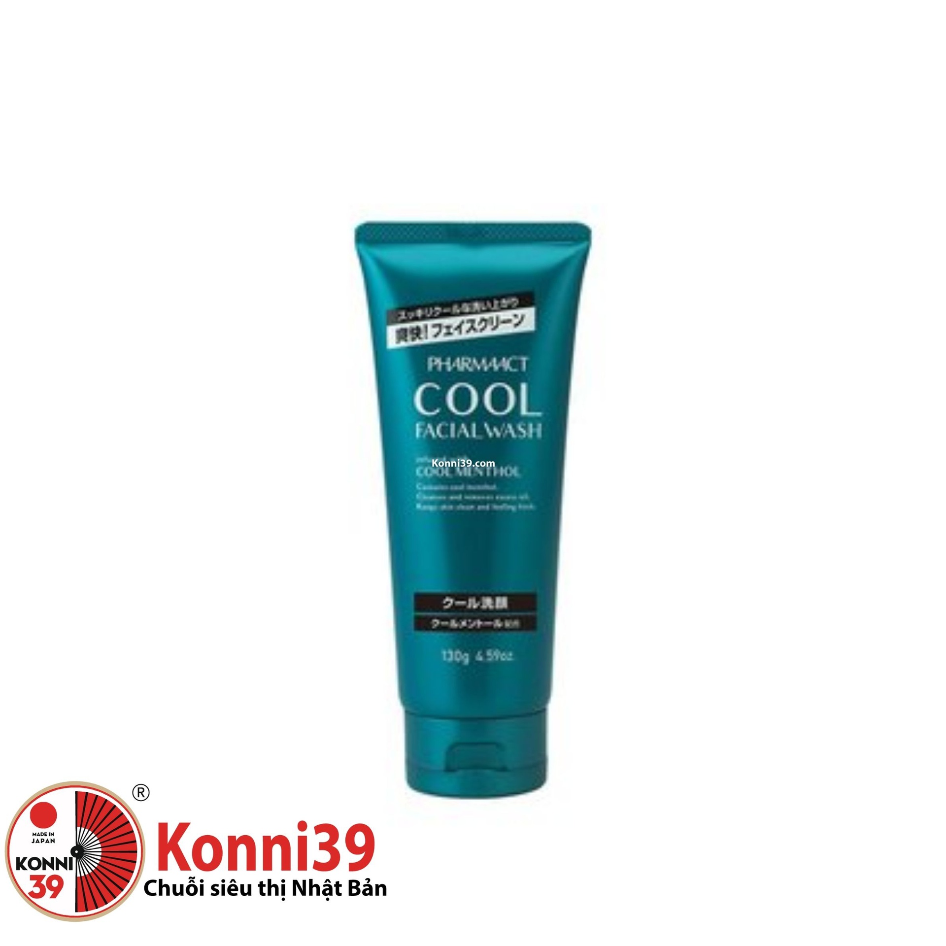 Sữa rửa mặt pharmaact cool cho nam tuýp 130g - freeship max - konni39 sơn hòa