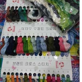 tranh thêu chữ thập mã đáo thành công