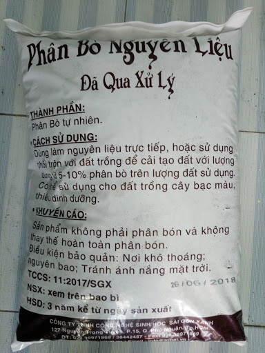 Phân bò đã qua xử lý Tribat 10dm3 - Phân bón hữu cơ