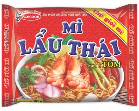 MÌ LẨU THÁI TÔM 80GR COMBO 5 GÓI/ 1 THÙNG