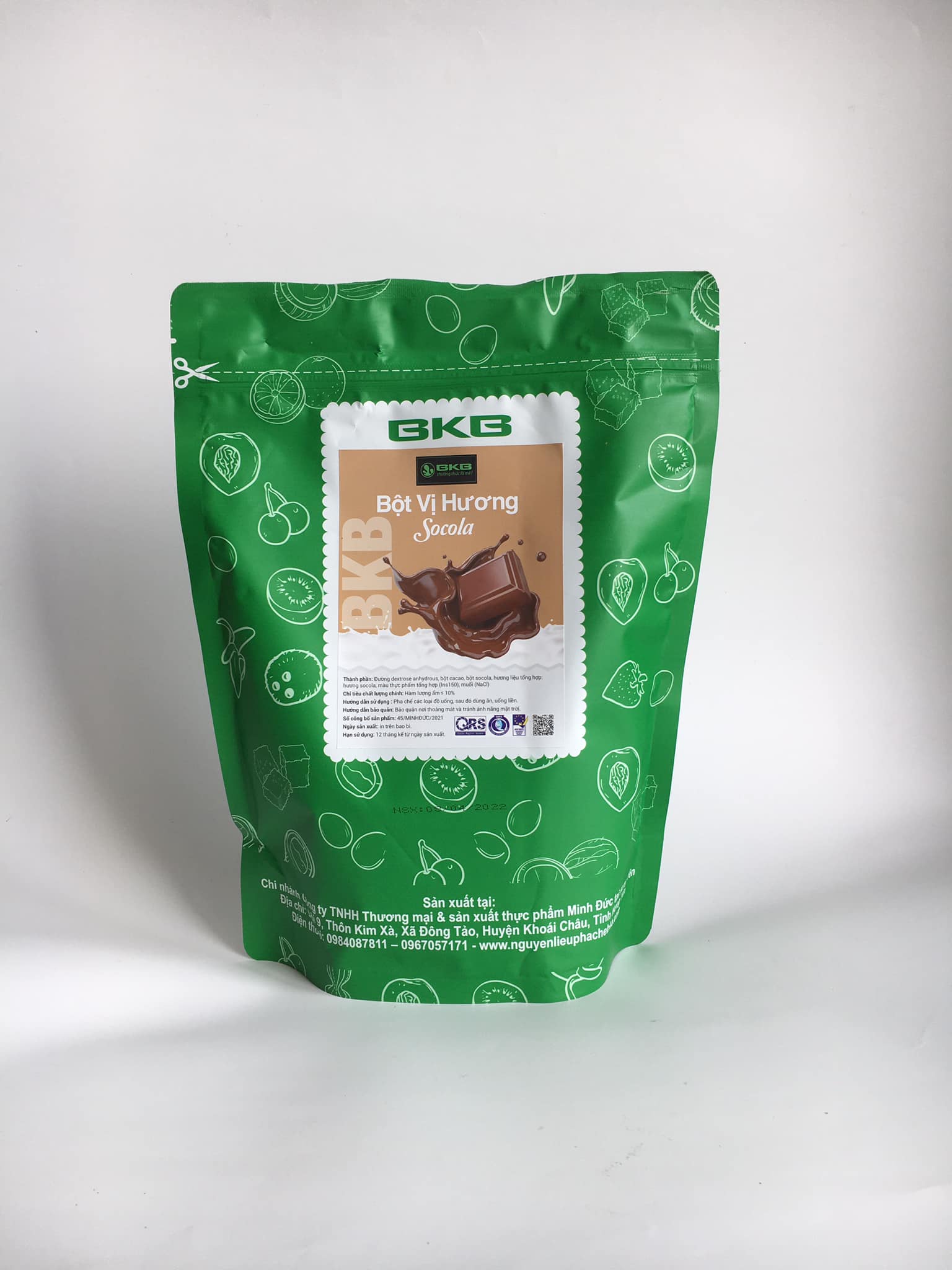Bột vị Socola BKB pha trà sữa túi 1kg