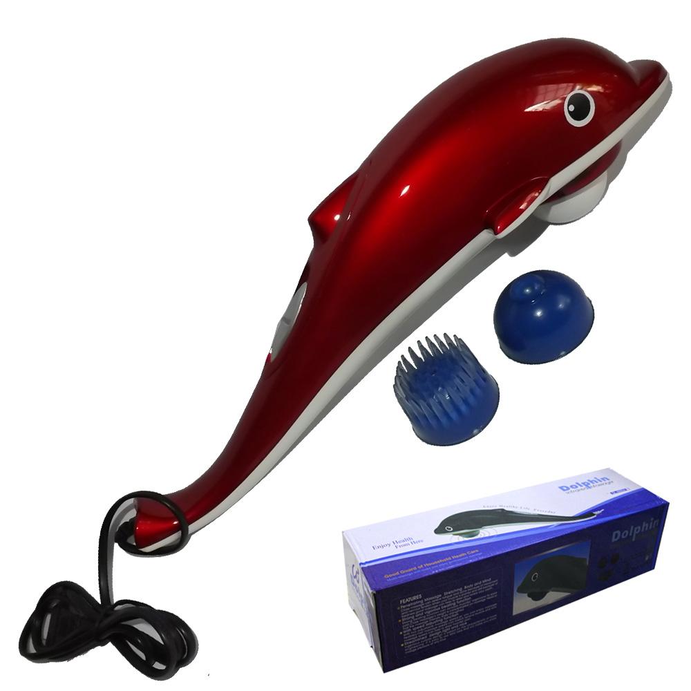 (CHUẨN) MÁY MASSAGE CẦM TAY CÁ HEO LỚN BA ĐẦU