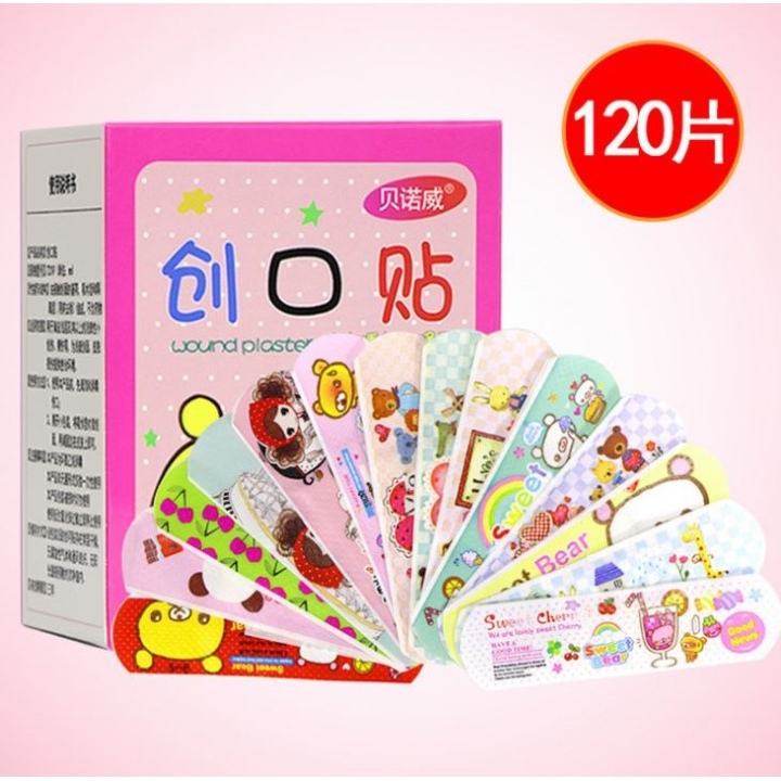 [HCM]Băng Cá Nhân Hoạt Hình Cute Set 50 Miếng