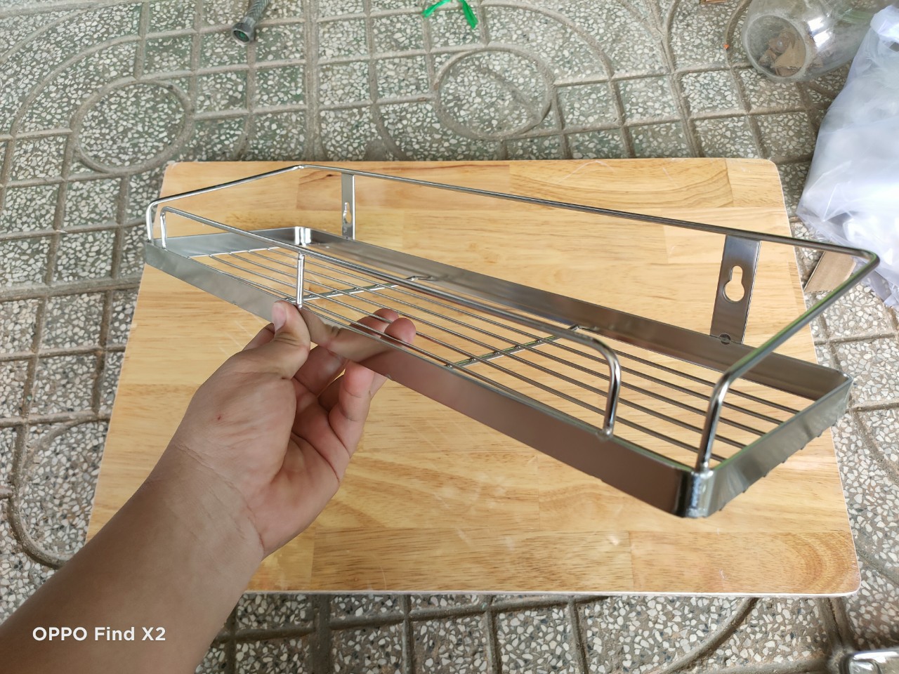 Kệ gia vị inox 304 1 tầng - Nhiều size