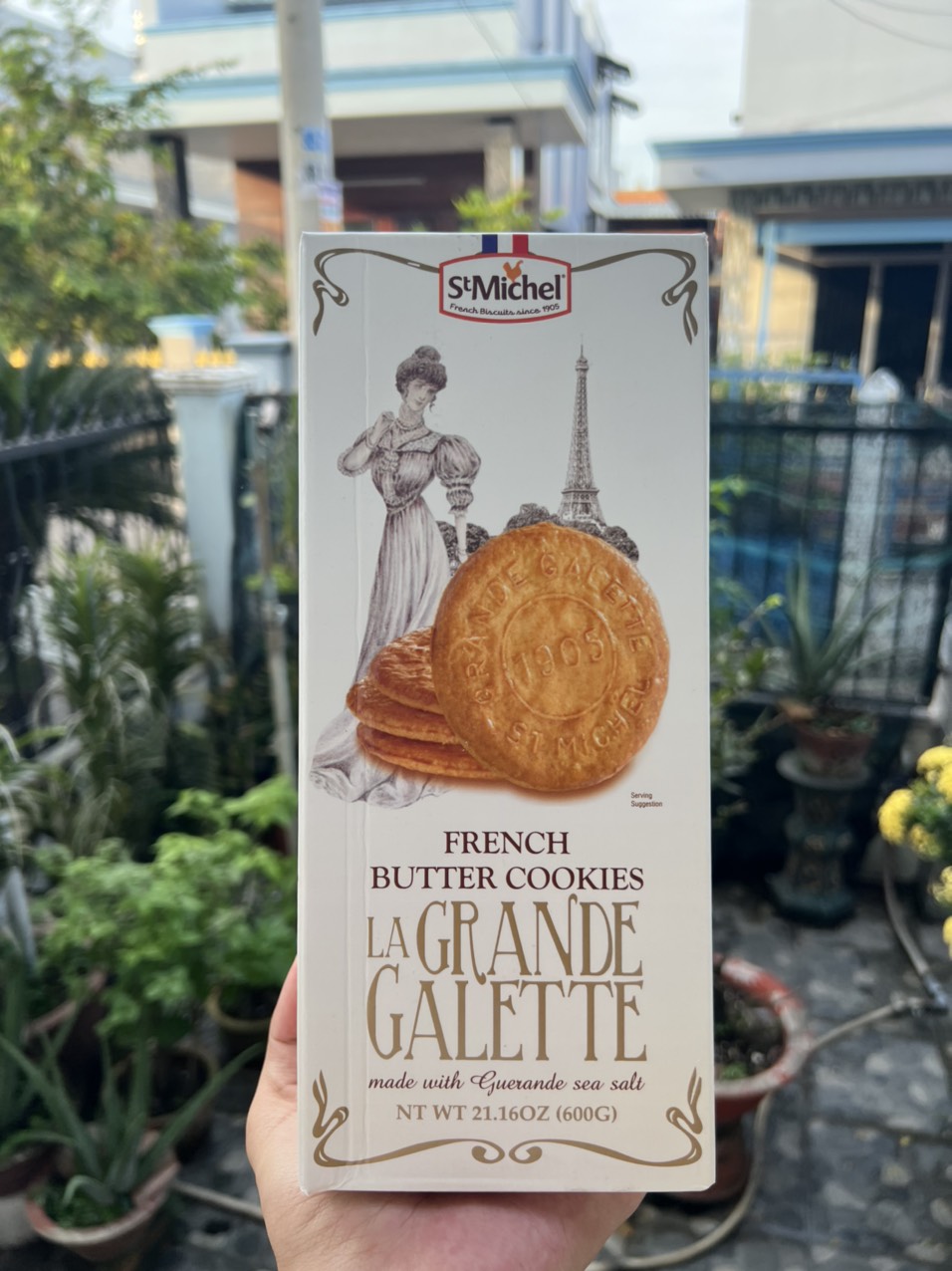 Bánh quy bơ Pháp La Grande Galette French Butter Cookies 600gr date 5 2023