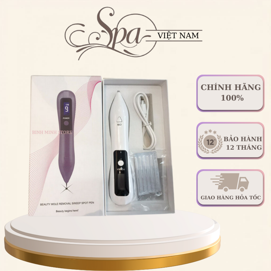 Máy đốt nốt ruồi | Máy Đốt Nốt Ruồi Mụn Thịt Tàn Nhang 9 cấp độ, 15 cấp độ