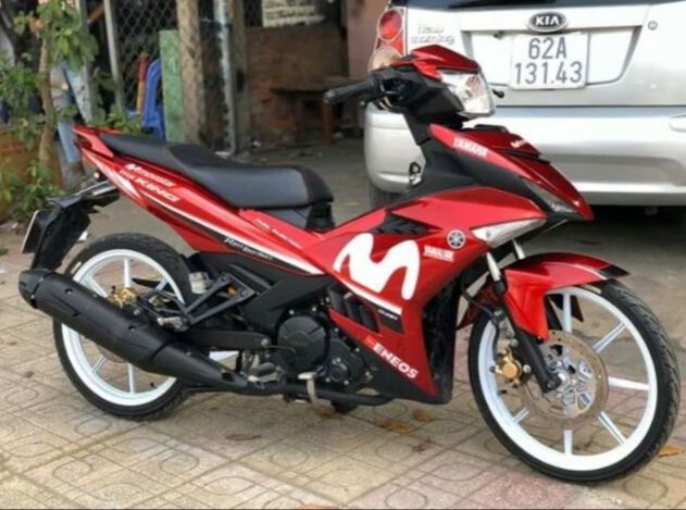 Tem rời exciter 150 dán xe đỏ tem