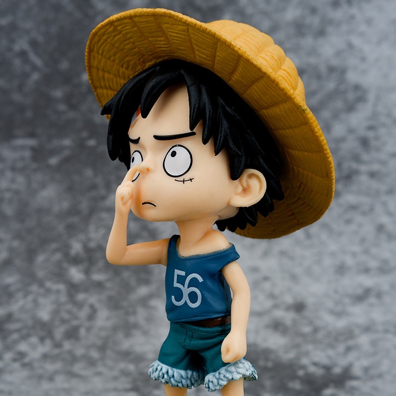 (Siêu cute) Mô hình Monkey D Luffy ngoáy mũi cực kì đáng yêu
