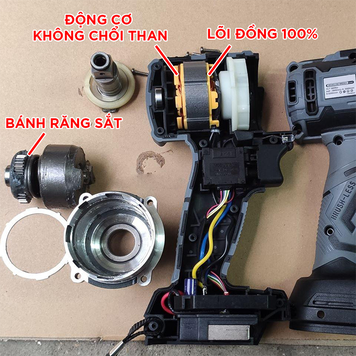 Máy Siết Bulong Hitaci 199v 2pin