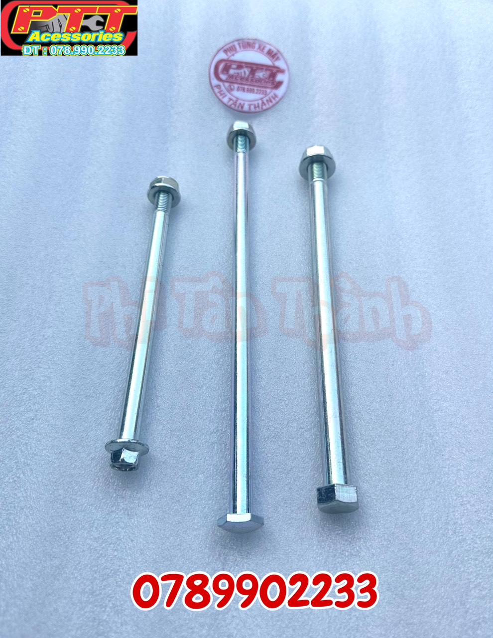 BỘ ( 3 CÂY ) CỐT GẤP + CỐT ĐÙM TRƯỚC - SAU XE CUB 81 - 82 - 84 - DH - DD ( HÀNG ĐẸP )