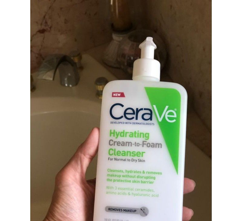 [HCM]Sữa Rửa Mặt Tẩy Trang Cerave 355ml