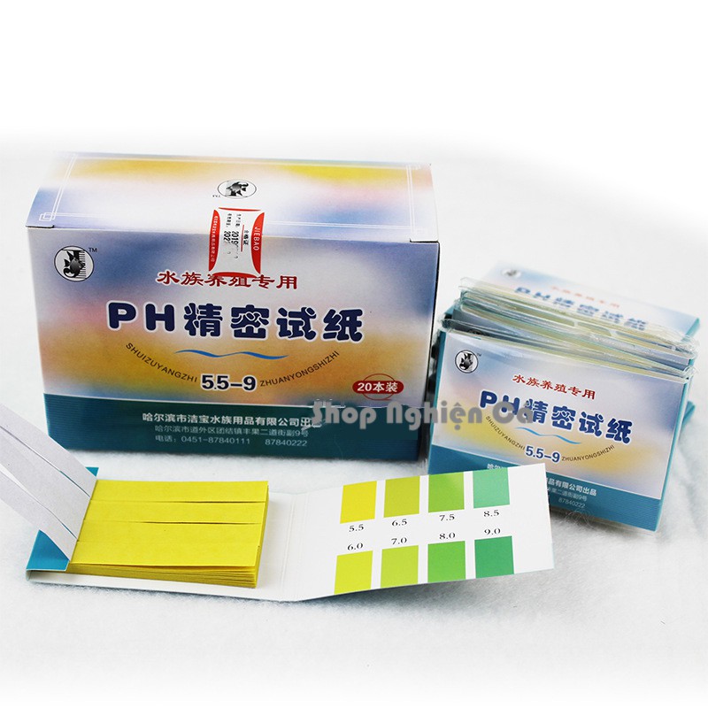 Giấy Quỳ Tím giấy Đo Độ PH 1-14 tập 80 tờ