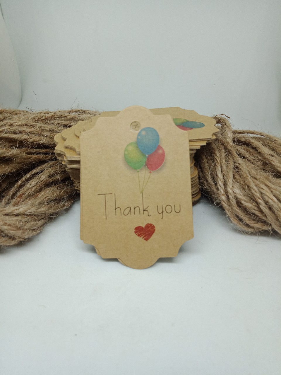 100 tag giấy kraft